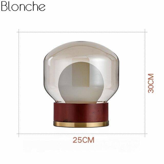 Lampe de table rétro dorée en bois
