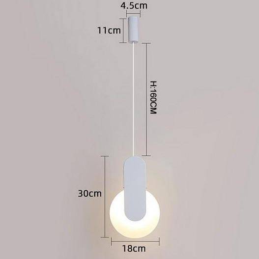 Suspension LED Alu Circulaire