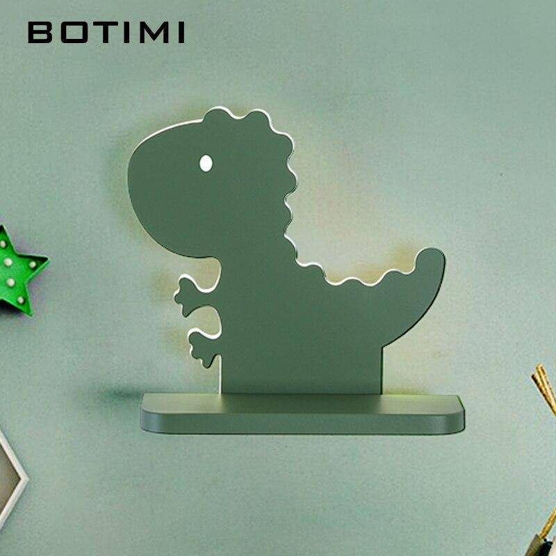 Applique murale LED Cartoon avec étagère pour enfants.