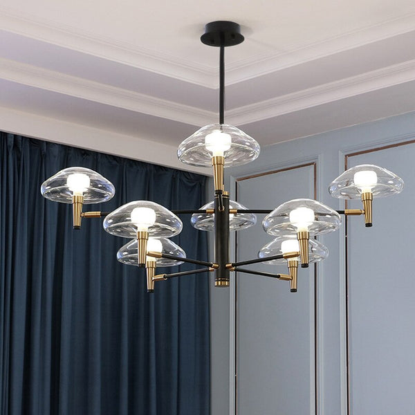 Lustre Hailey Médusa en Verre