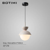 Suspension design LED en verre et métal coloré HangLight