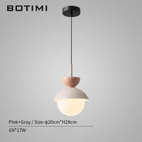 Suspension design LED en verre et métal coloré HangLight