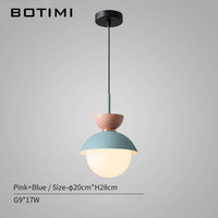 Suspension design LED en verre et métal coloré HangLight