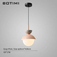 Suspension design LED en verre et métal coloré HangLight