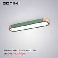 Plafonnier Loft : LED en bois aux formures arrondies