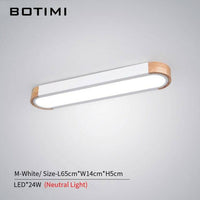 Plafonnier Loft : LED en bois aux formures arrondies