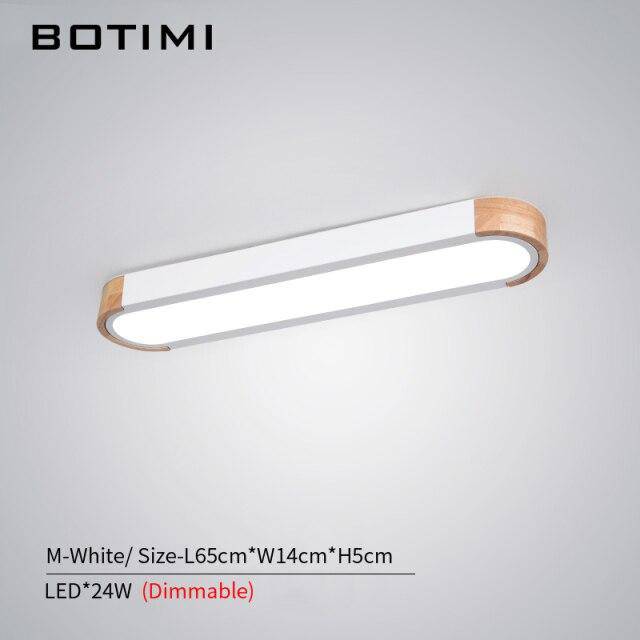 Plafonnier Loft : LED en bois aux formures arrondies