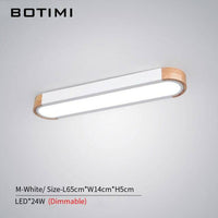 Plafonnier Loft : LED en bois aux formures arrondies