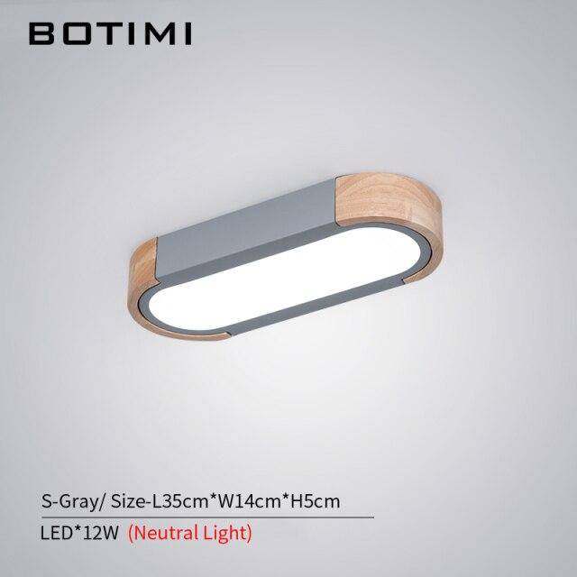 Plafonnier Loft : LED en bois aux formures arrondies