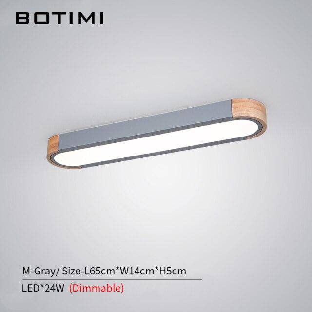 Plafonnier Loft : LED en bois aux formures arrondies