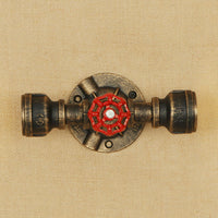 Applique murale rétro LED Tino Metal Pipe Style