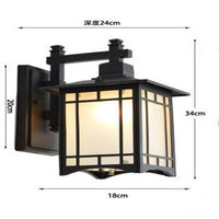 Applique murale rétro style cage en métal LED