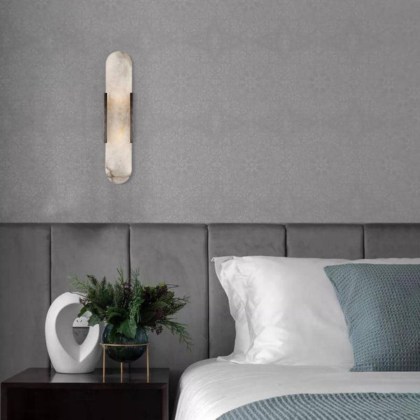 Applique murale en marbre arrondi style Shining LED