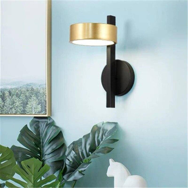 Applique murale LED - Cylindre doréminent