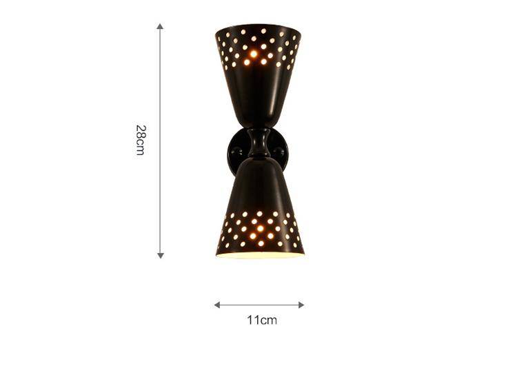 Applique Murale Double Cloche élégante