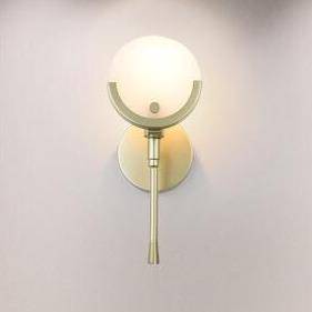 Applique murale Marbre en métal et verre