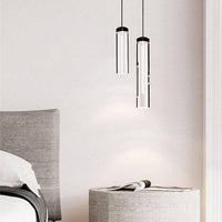 Suspension design en verre cylindrique de différentes longueurs