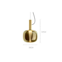 Suspension Luxury en verre fumé