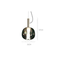 Suspension Luxury en verre fumé