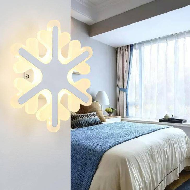 Applique murale LED Snowflake Glow