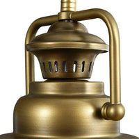 Suspension cuivrée industrielle Edison.