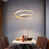 Lustre en spirale LED Mooskolin