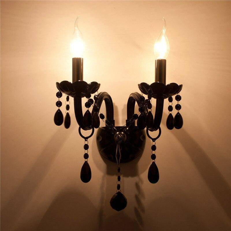 Applique murale rétro LED Mosko Cristal