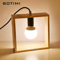 Lampe à poser design LED en bois Boti