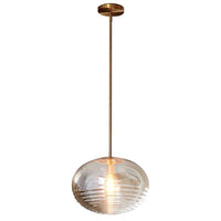 Suspension LED Café en verre arrondi