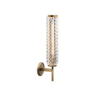 Applique murale LED Design avec cylindre en verre Luxe