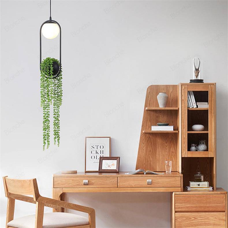 Suspension design LED "Fleur de Verre"
