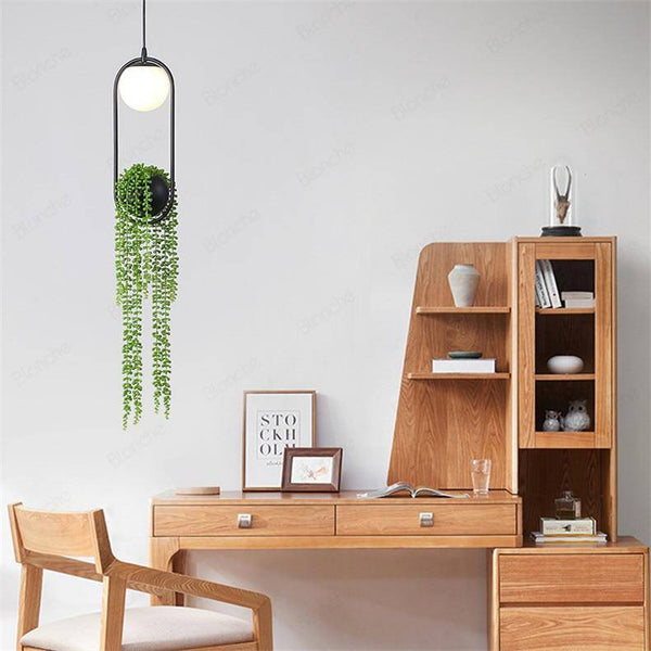 Suspension design LED "Fleur de Verre"