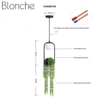 Suspension design LED "Fleur de Verre"