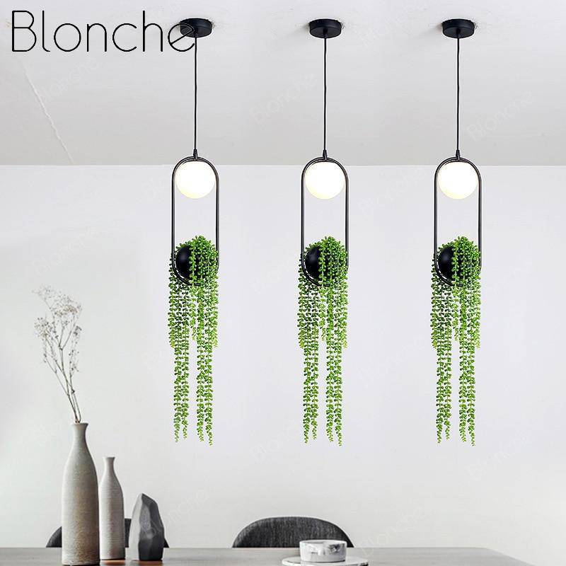 Suspension design LED "Fleur de Verre"
