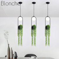 Suspension design LED "Fleur de Verre"