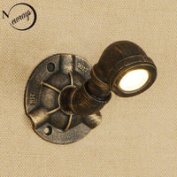 Applique murale LED style Industriel - Fonte décorative