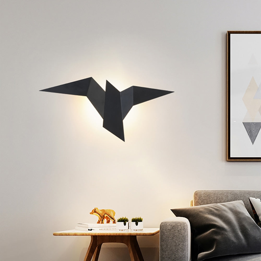 Applique murale LED Naila Origami Bird