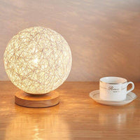 Lampe à poser LED Wicker Bamboo Glow