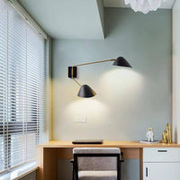Applique murale LED noire design - Home