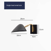 Applique murale LED noire design - Home