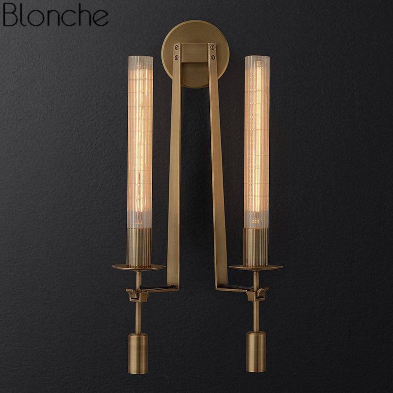 Applique murale rétro LED - Bronze