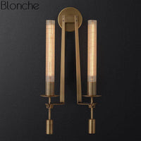 Applique murale rétro LED - Bronze
