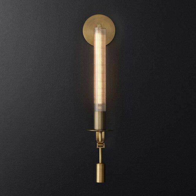 Applique murale rétro LED - Bronze
