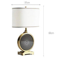 Lampe à poser LED dorée Monma