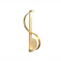 Applique murale LED dorée Moma design