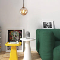 Suspension LED Boule en Verre Coloré - Marque Hang
