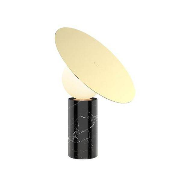 Lampe à Poser LED Marbre et Verre