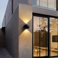 Applique murale LED ronde Outdoor - Collection Design Metallum