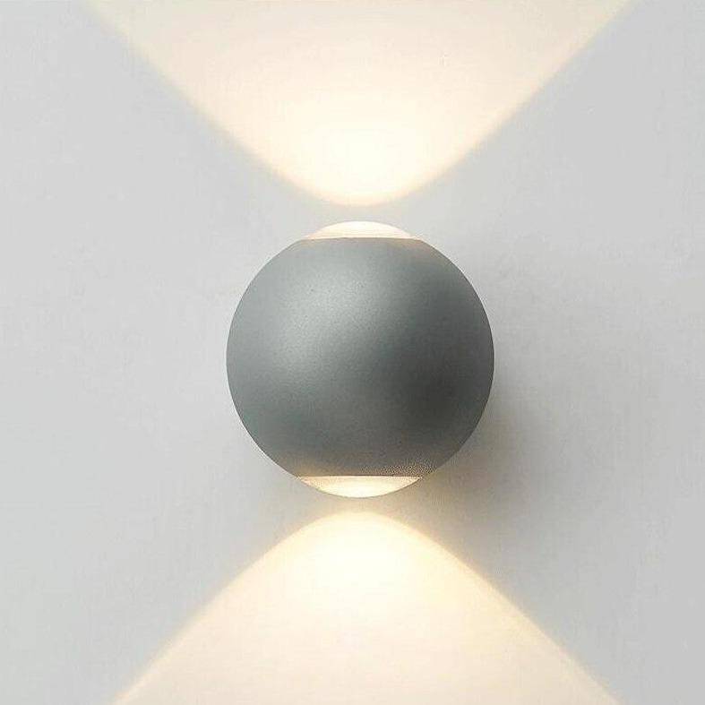 Applique murale LED ronde Outdoor - Collection Design Metallum