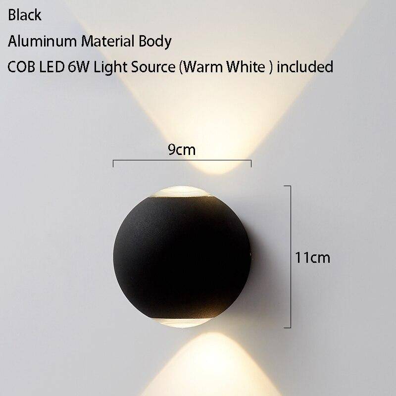 Applique murale LED ronde Outdoor - Collection Design Metallum